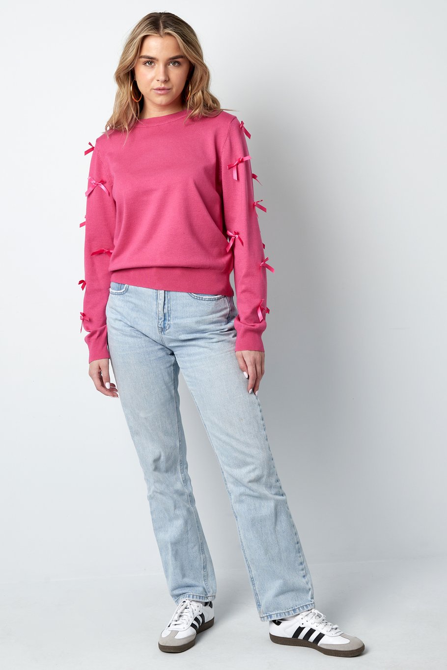 Bow Whisper Pullover - Fuchsie Bild9